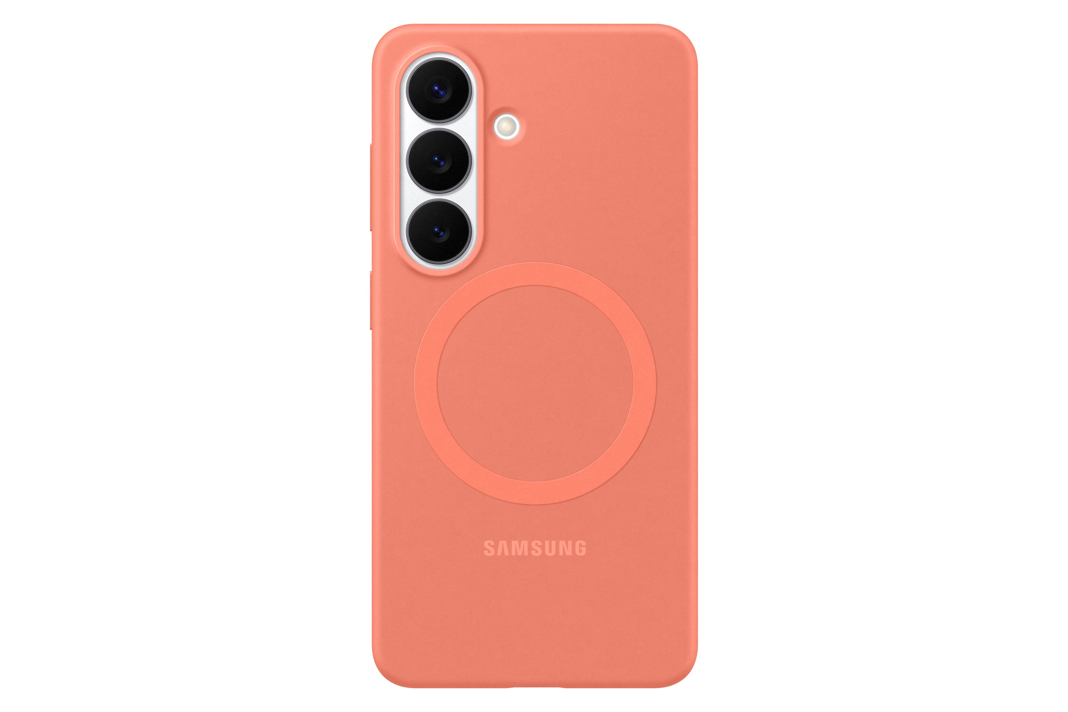 Samsung S26 Silicone Magnet Cas Coralred