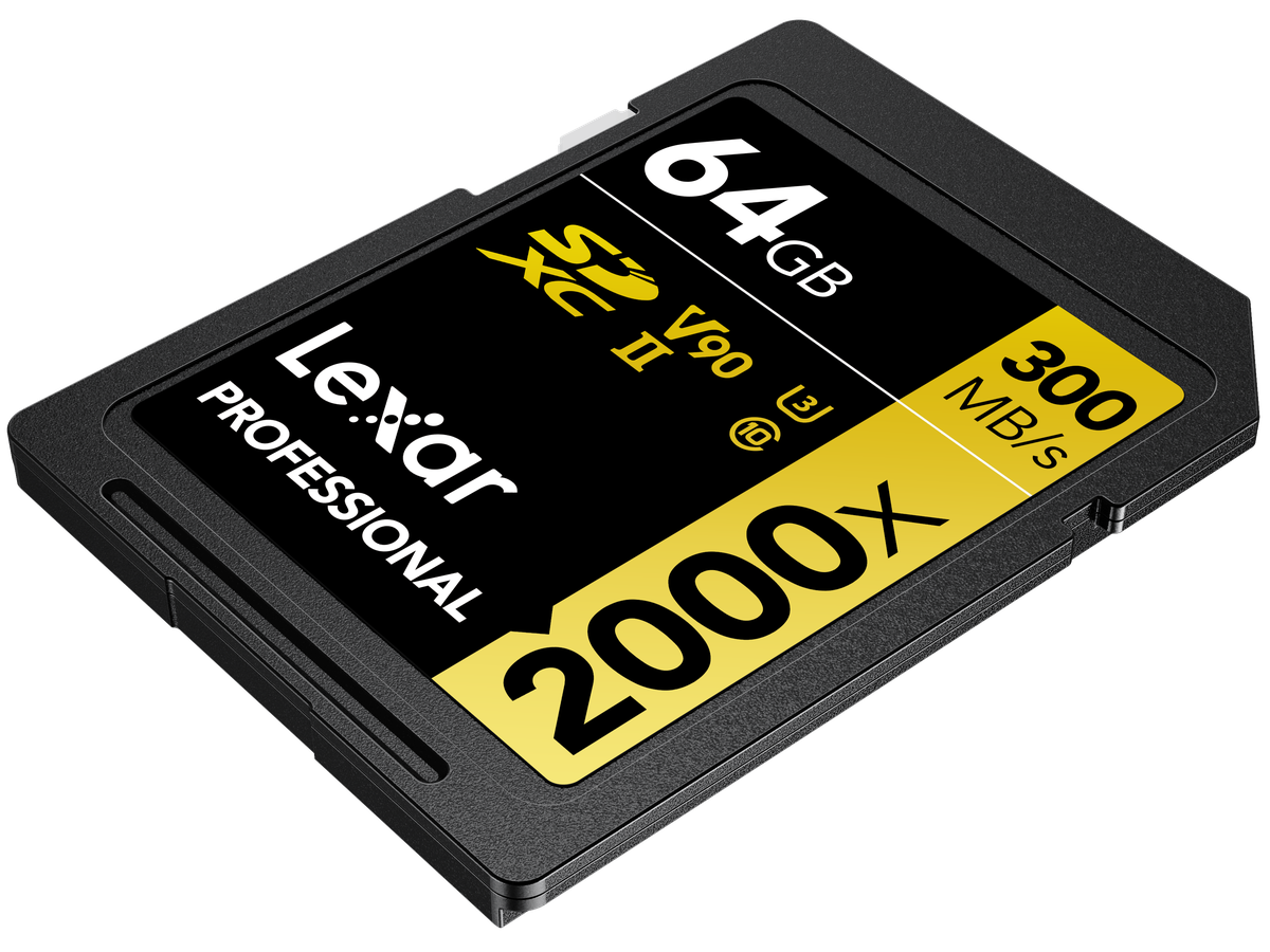 Lexar 2000x UHS-II SDXC 64GB Gold