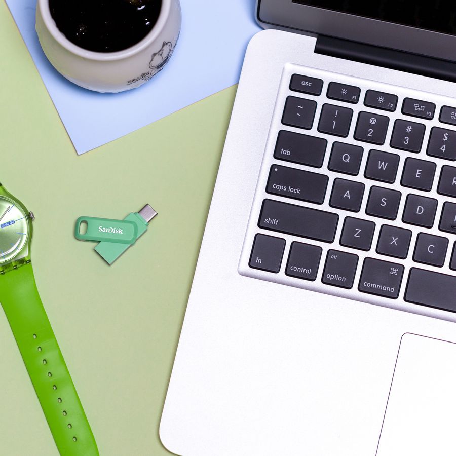 SanDisk Ultra USB DualDriveGo 64 GB grün
