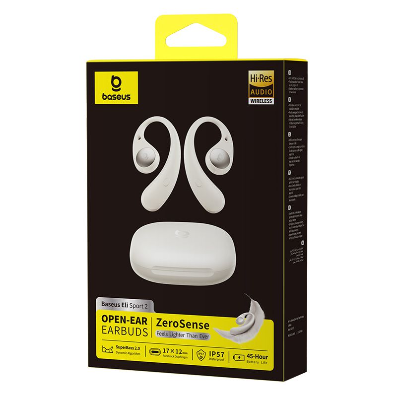 Baseus Eli Sport2 OpenEar TWS Earbud Wh.