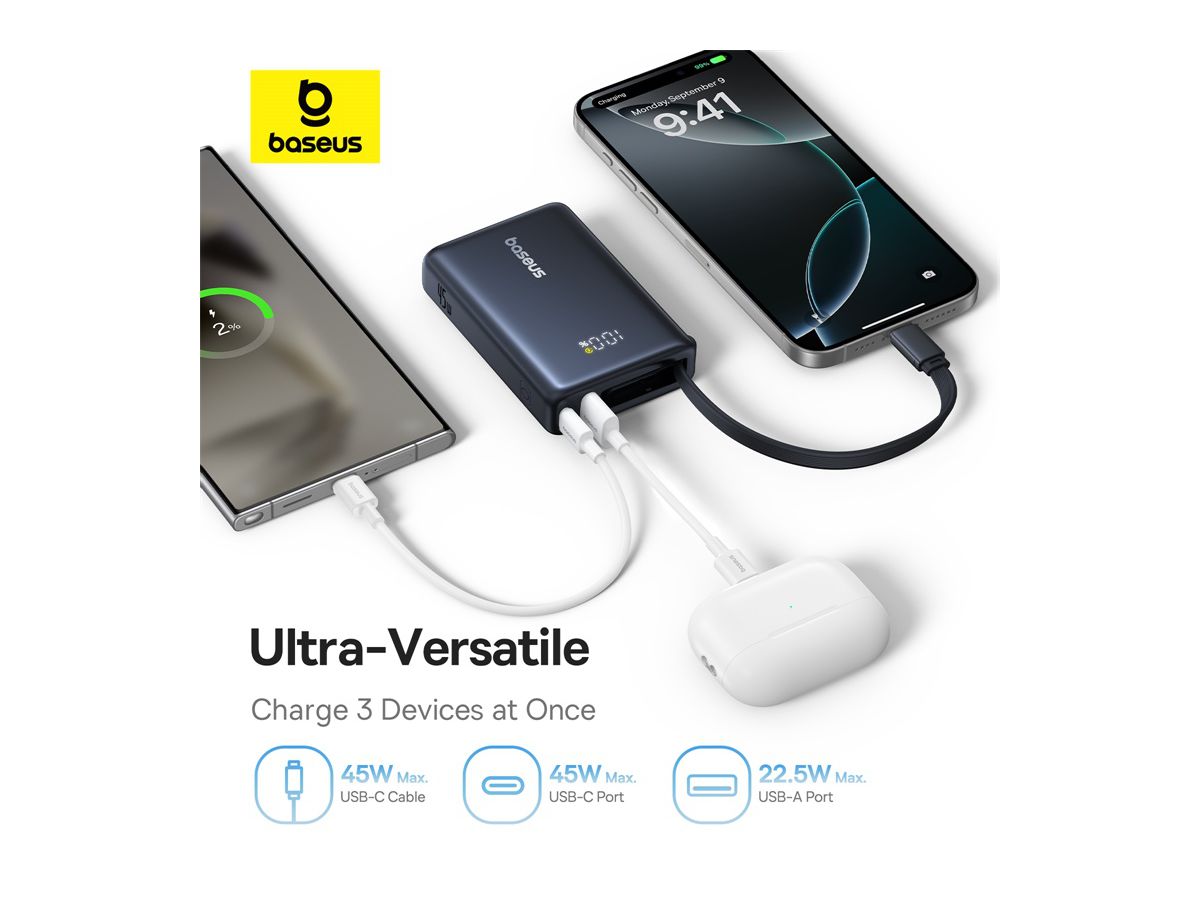 Baseus PicoGo Powerbank 10000 mAh Black