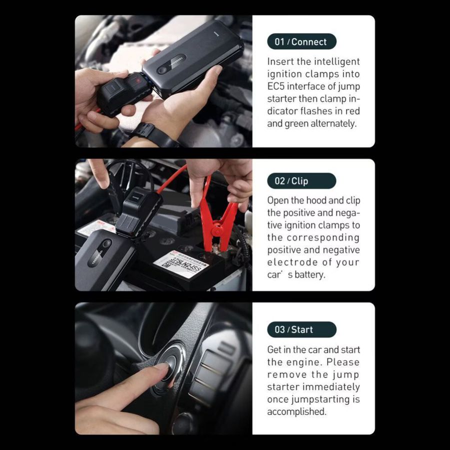 Baseus Car Jump Starter 10000 mAh Black