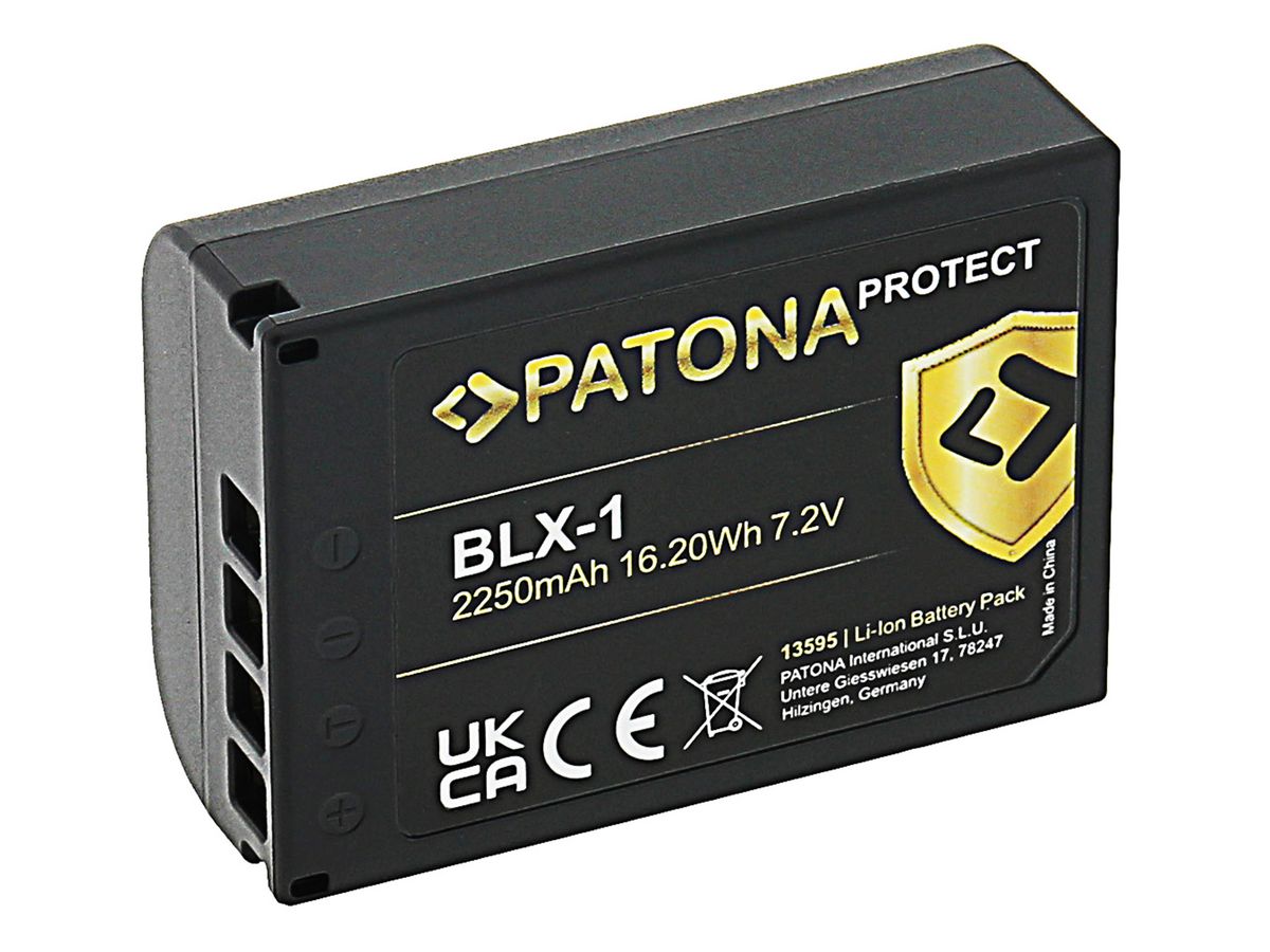 Patona Protect Akku OM System BLX-1 OM-1