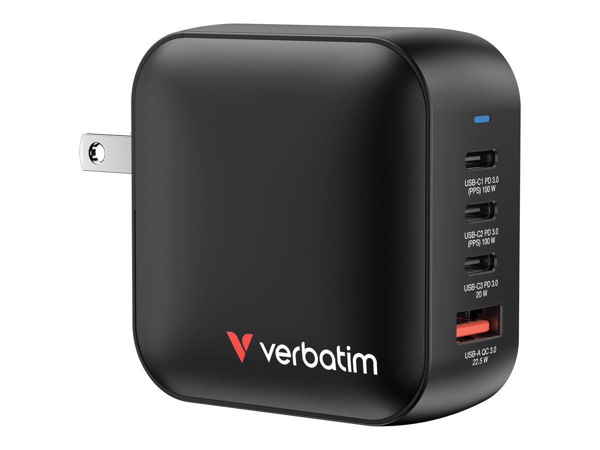 Verbatim Mini GaN 4 Port Charger 100W