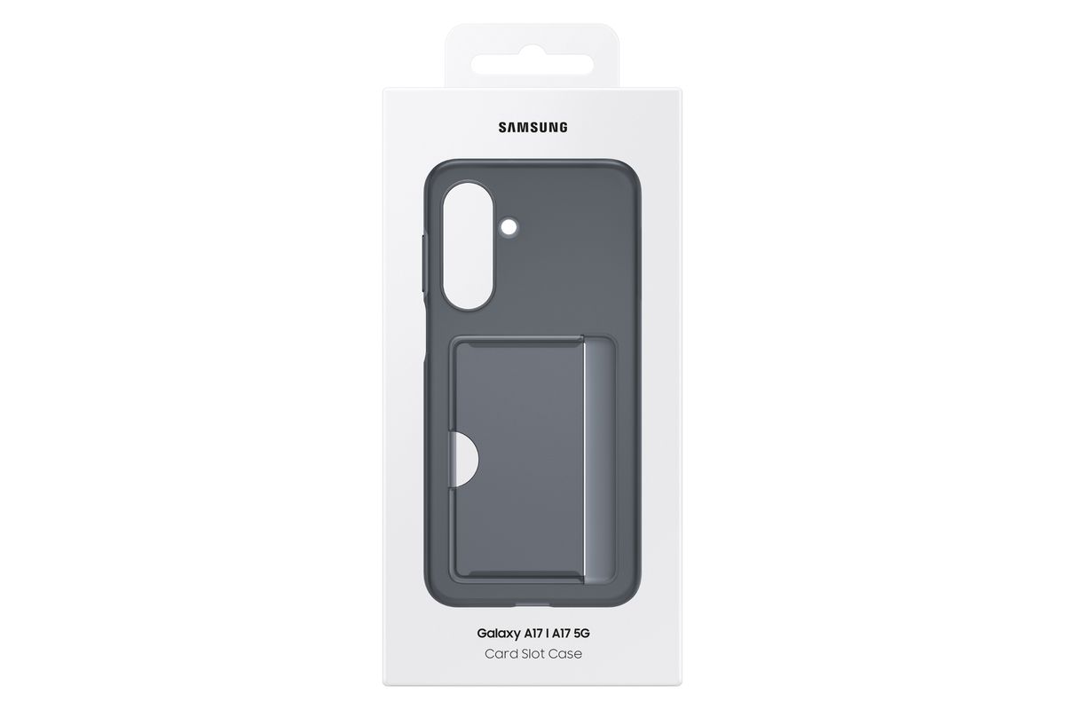 Samsung A17 Card Slot Case Black