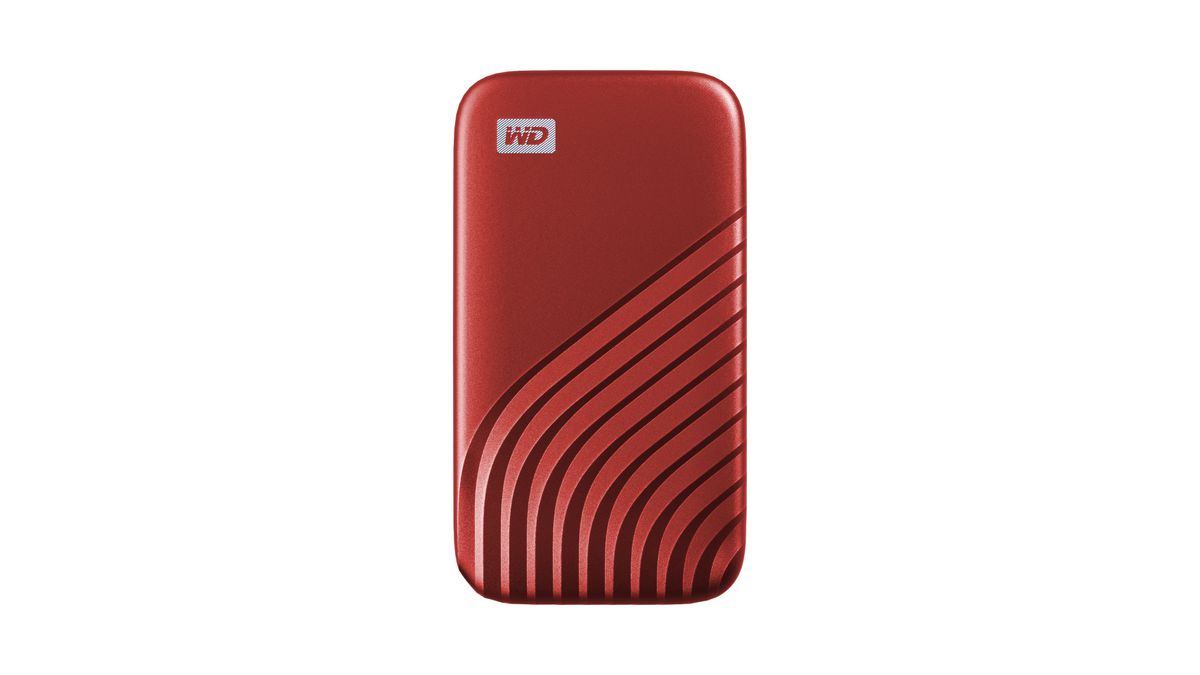 WD My Passport SSD 2TB red