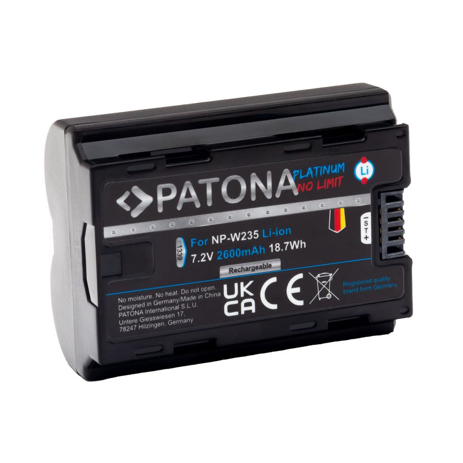Patona Platinum Batterie Fuji NP-W235