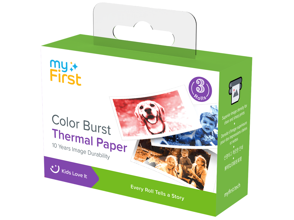 myFirst Thermal Paper Color Burst