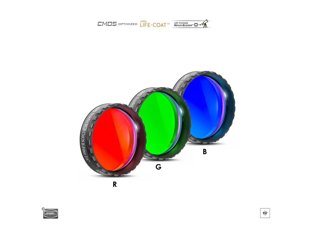 RGB 1¼" Filterset  CMOS-optimized