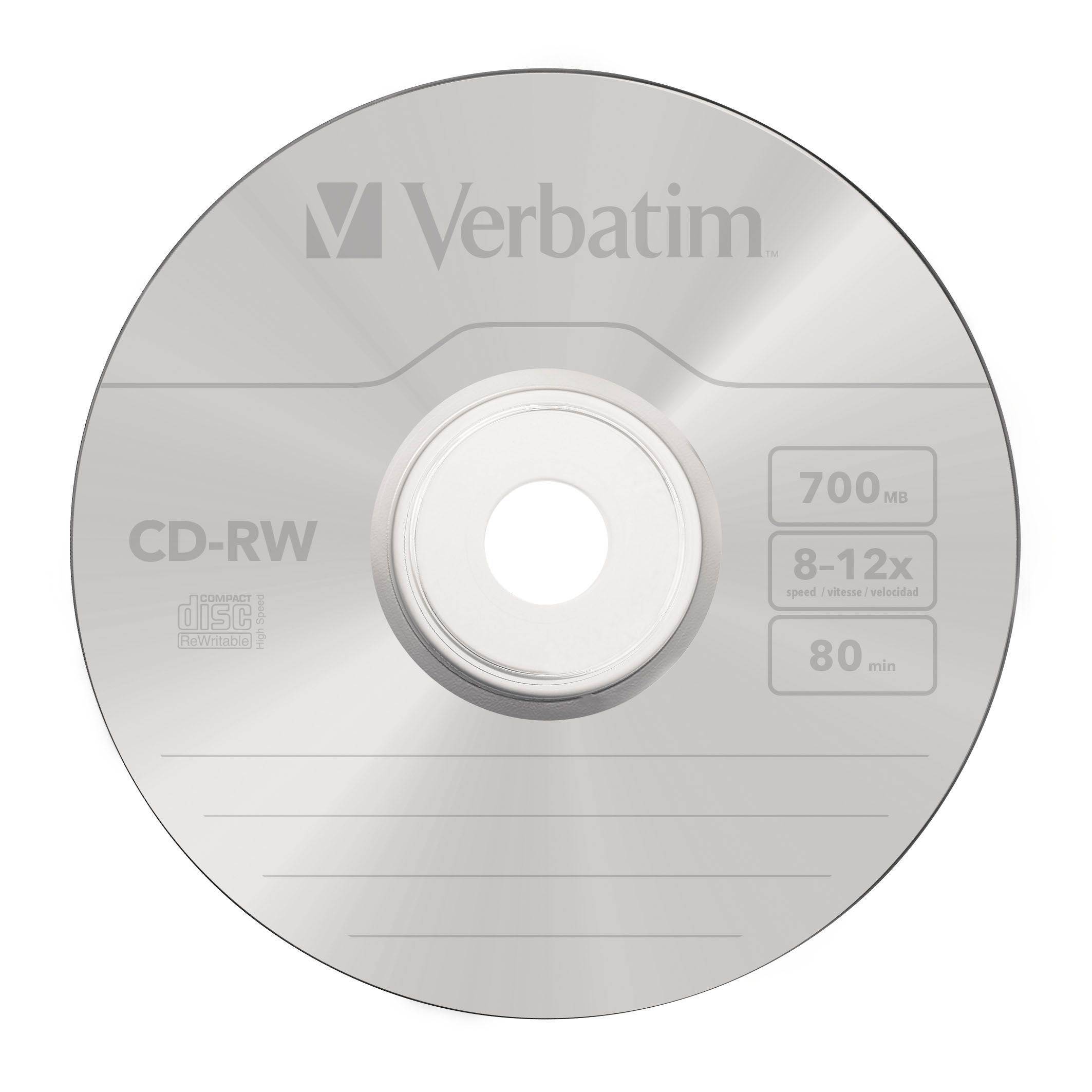 Verbatim CD-RW Jewel 700MB 12x 10 Pack