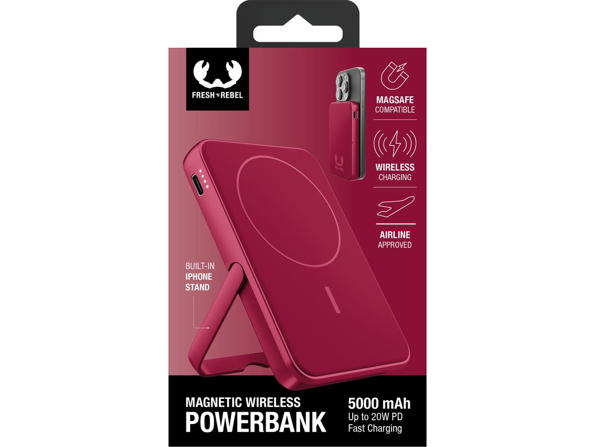 Fresh 'n Rebel Powerbank 5000 mAh Red