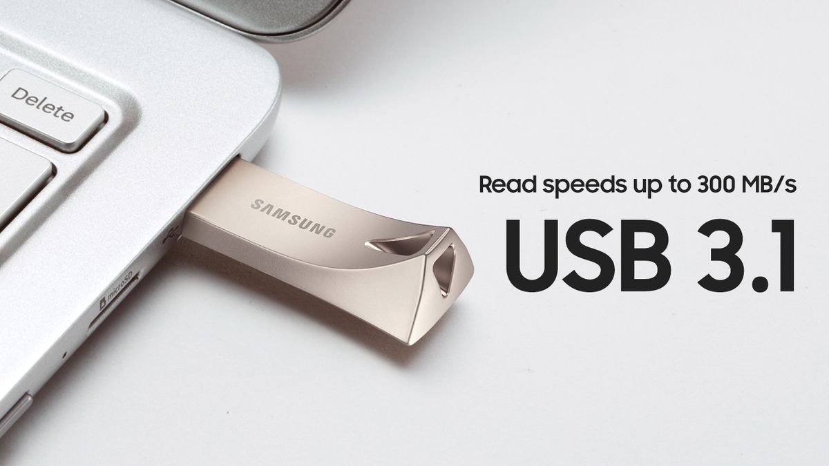 Samsung USB3.1 Bar Plus Silver 256GB