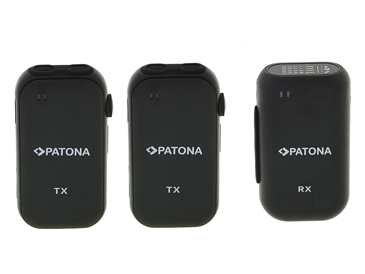 Patona Wireless Lavalier Mikrofon Set