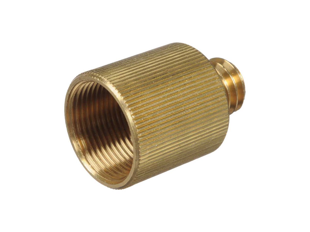 Rycote 3/8" M to 5/8" F Brass Adaptor