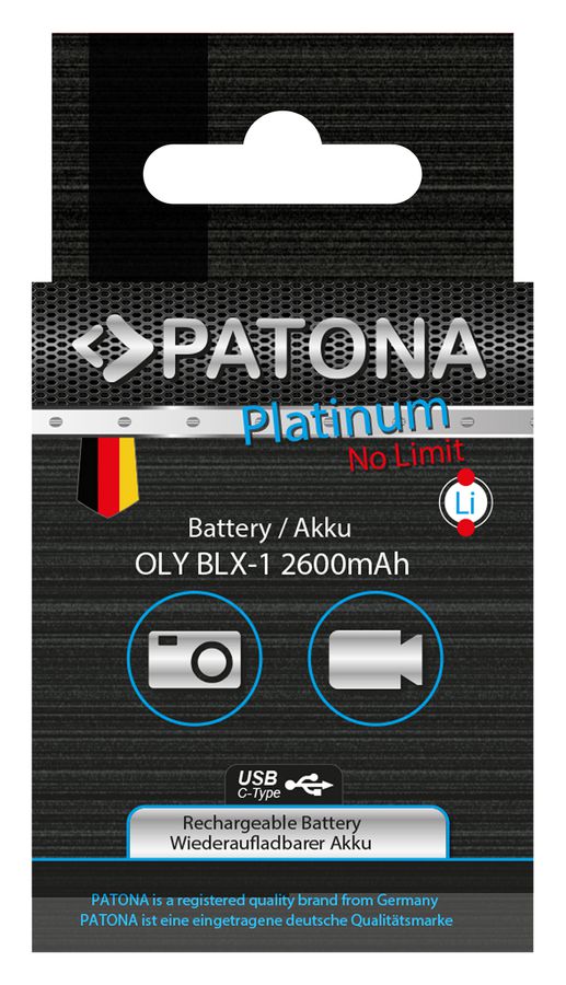 Patona Platinum Akku BLX-1 USB-C