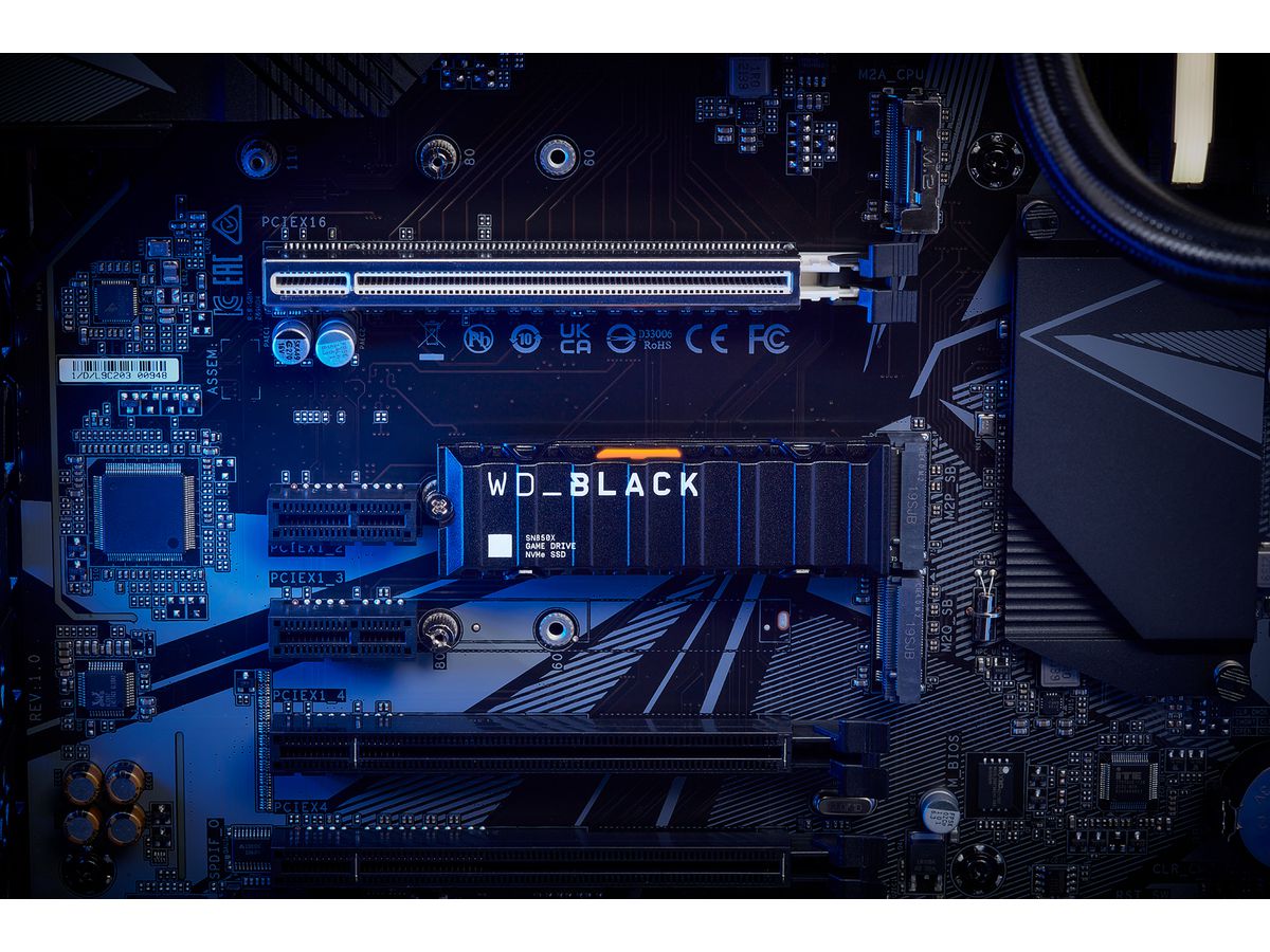 WD BLACK SN850X 2TB Heatsink