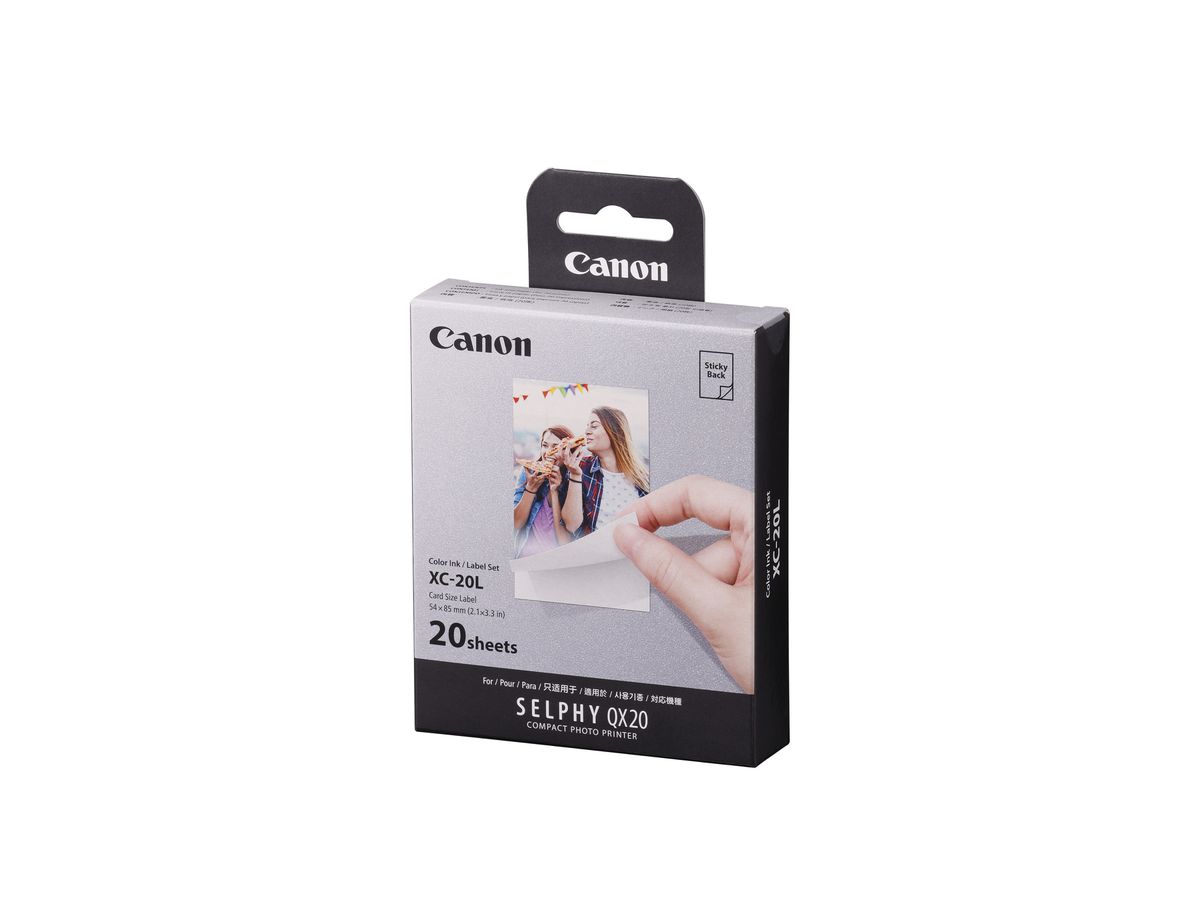 Canon XC-20L Print Kit 20 sheets 54x85mm