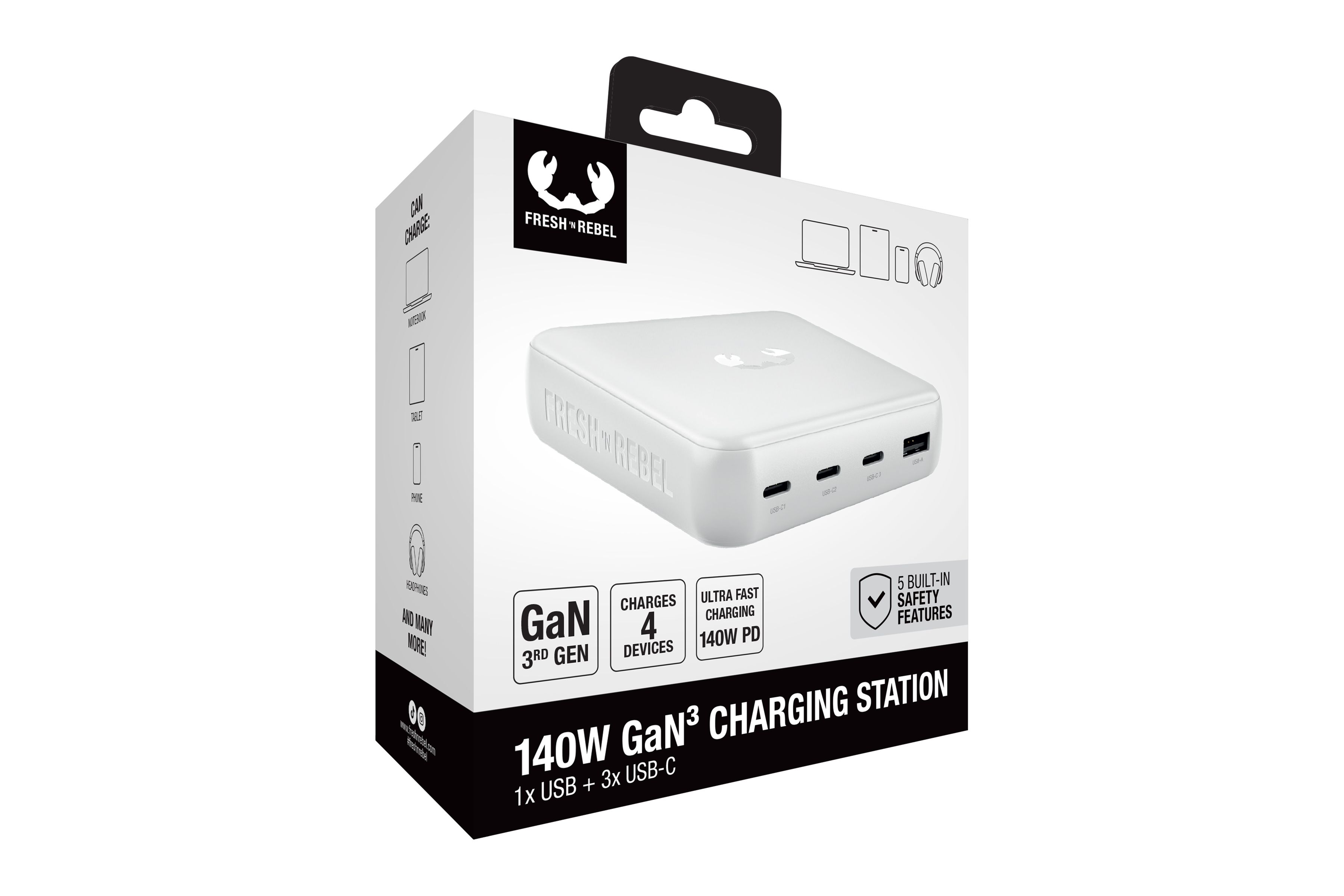 Fresh 'n Rebel Desktop Charger IceG 140W