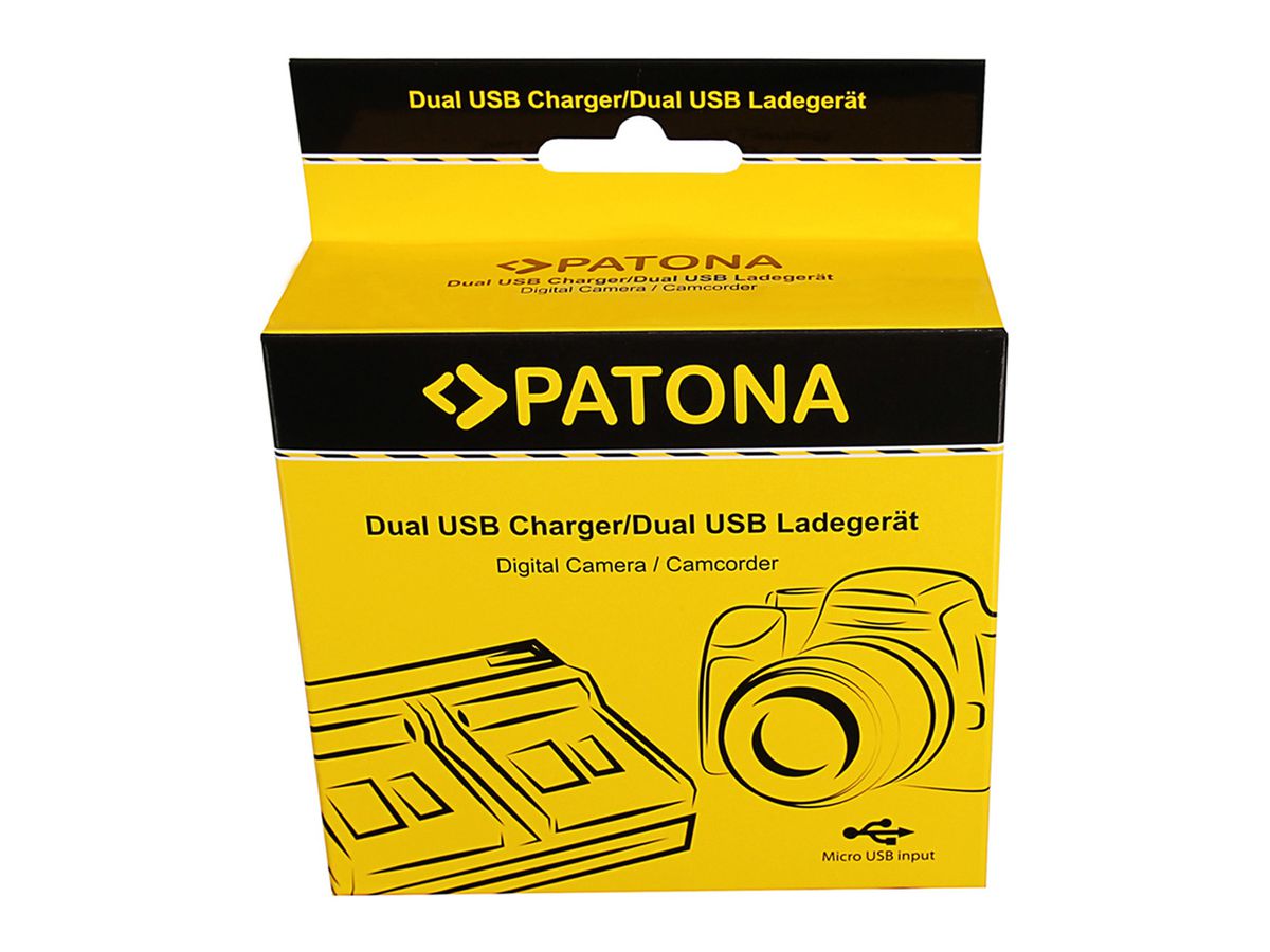 Patona Dual Ladeg. USB Canon LP-E5