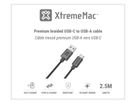 XtremeMac Premium USB-C to USB-A 2.5m