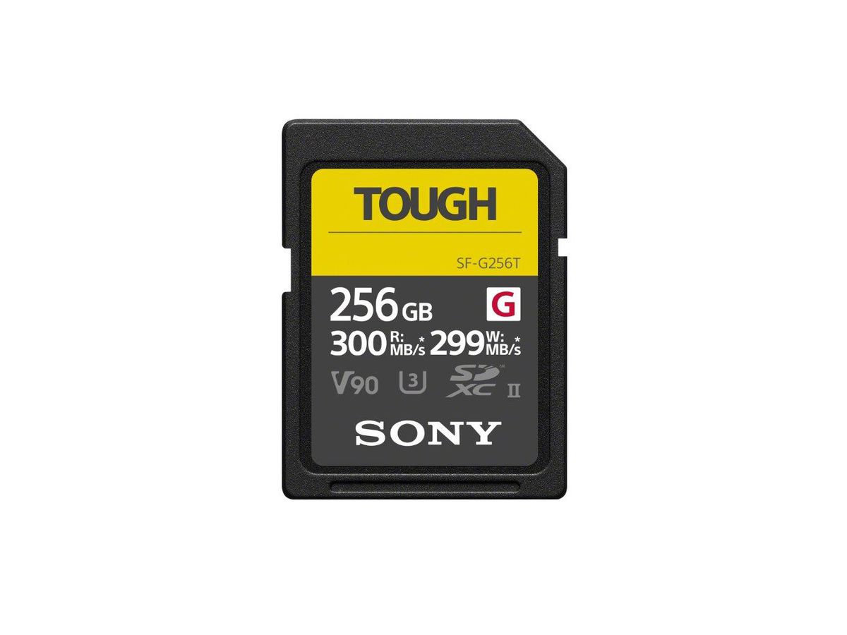 Sony SF-G Tough SDXC UHS-II 256GB 300MBs