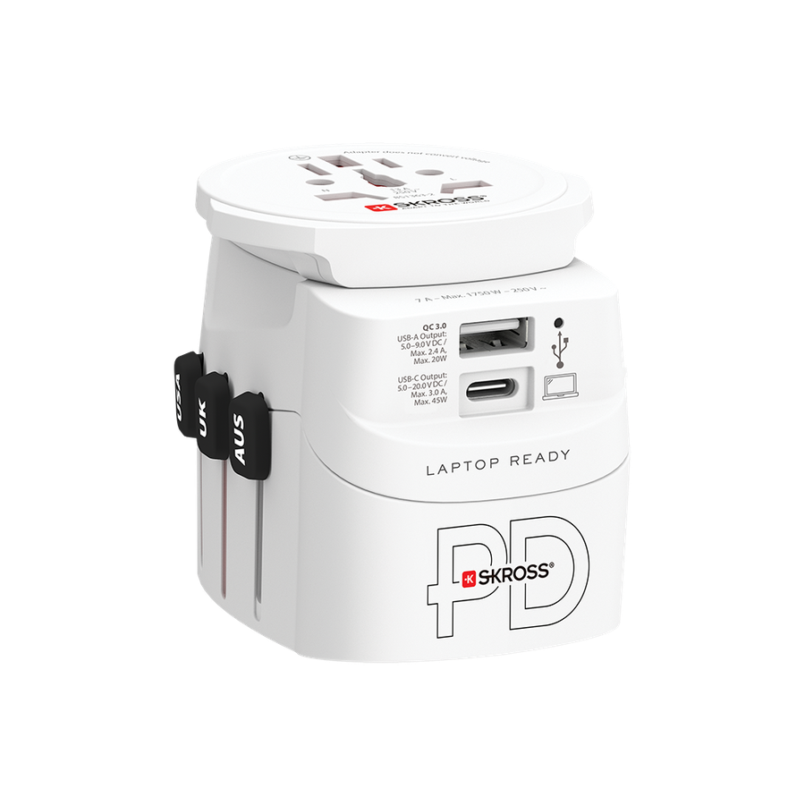 Skross PRO Light USB AC45PD World