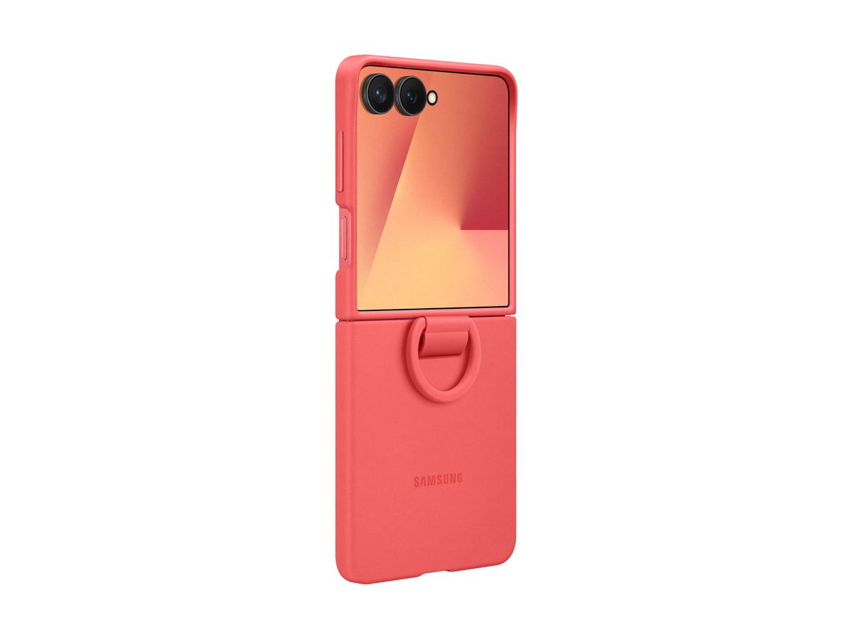 Samsung Flip 7 Ring Case Red
