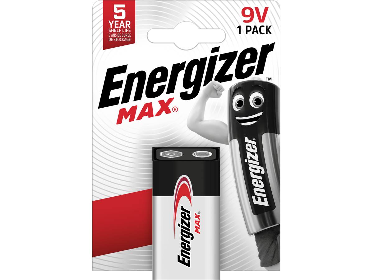 Energizer Max 9V (6LR61/522) BP-1