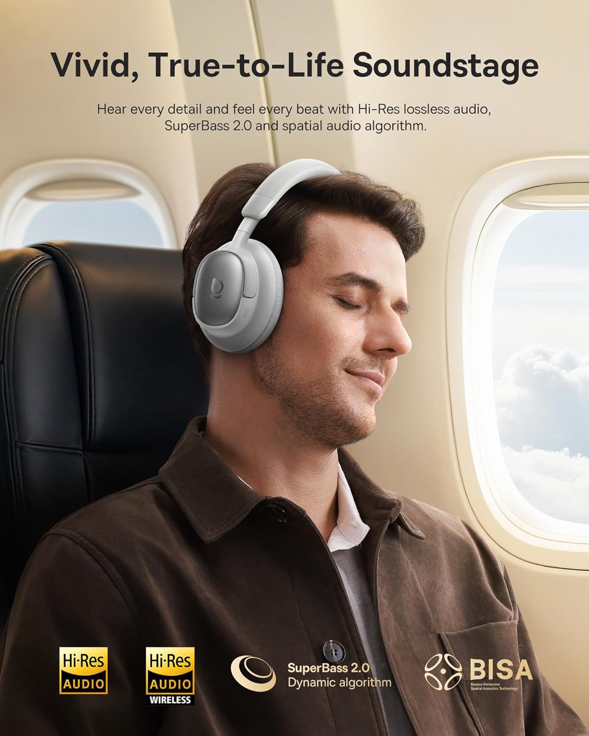 Baseus Bowie MH1 Wirel ANC Headphones Gr