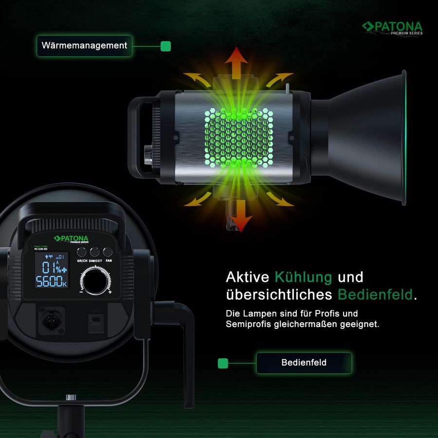 Patona Leuchte COB-200 APRC APP