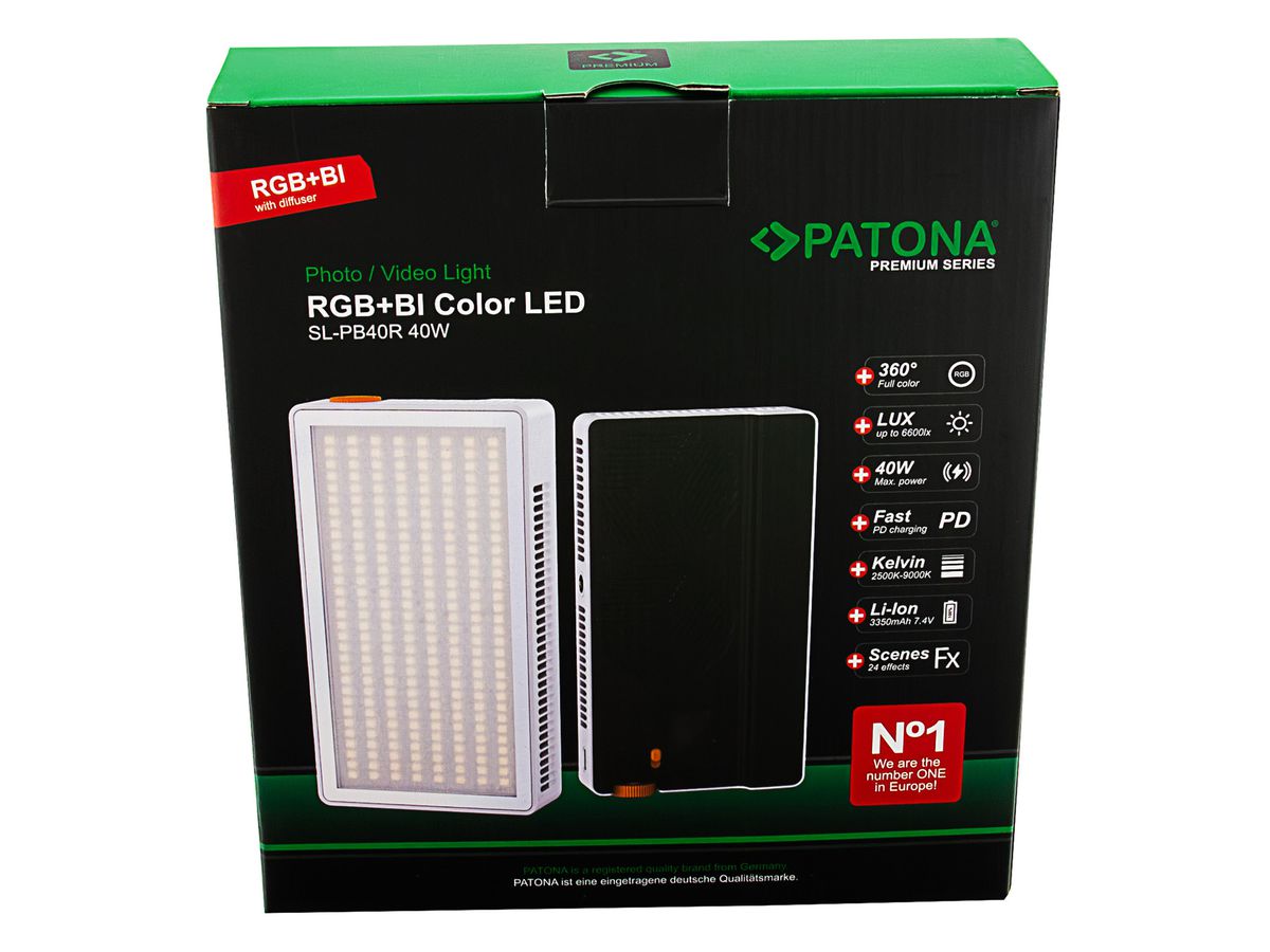 Patona SL-PB40R 40W LED Videolicht