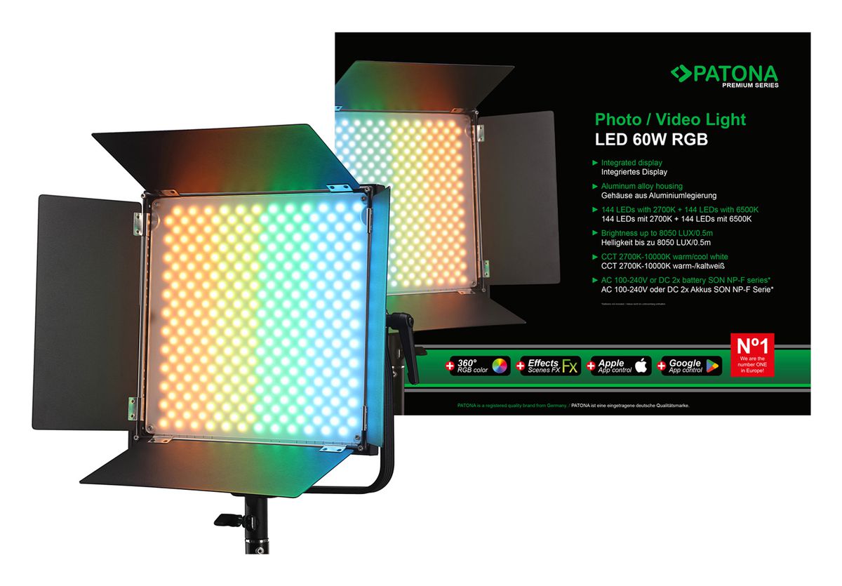 Patona Premium LED 60W RGB APP