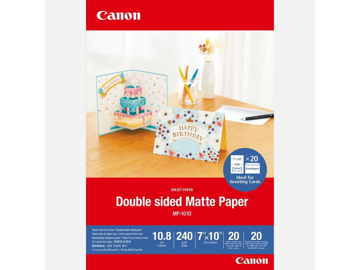 Canon MP-101D 7x10"  Inkjet Double sided