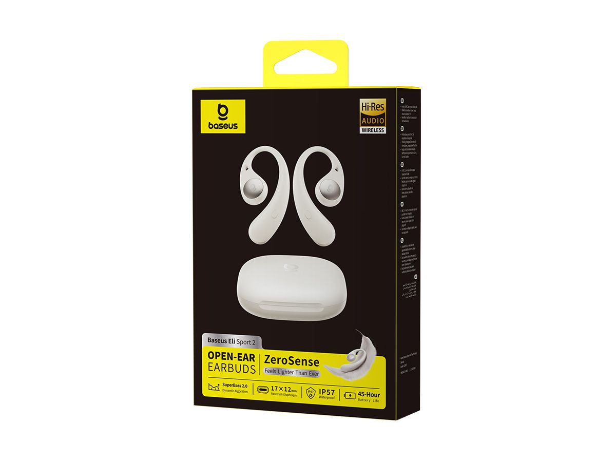 Baseus Eli Sport2 OpenEar TWS Earbud Wh.