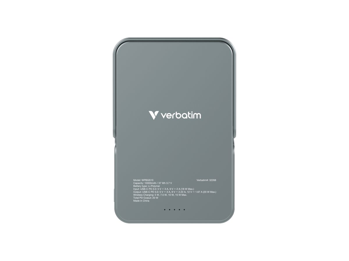 Verbatim Powerbank 10000 mAh Grey