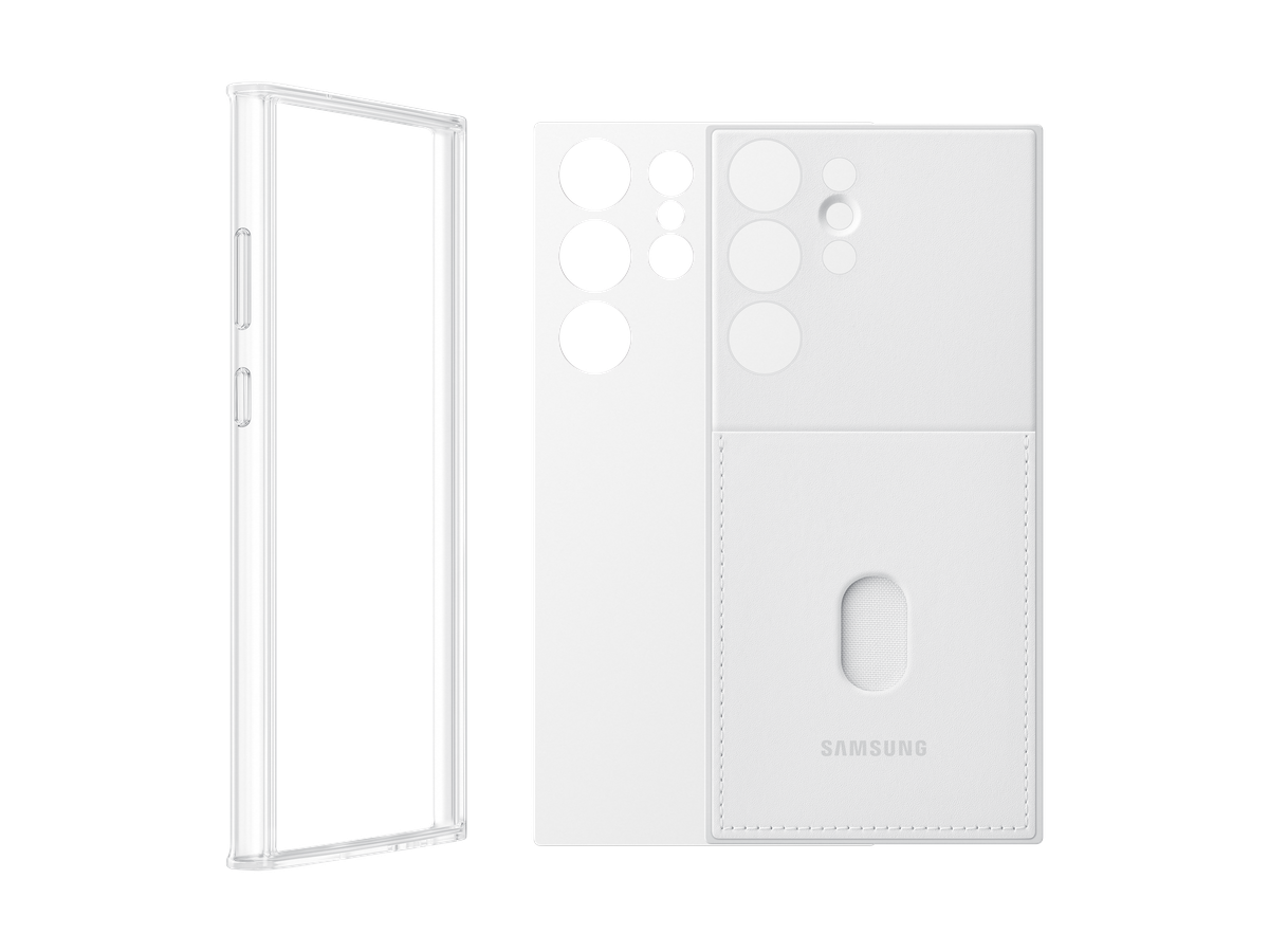 Samsung S23 Ultra Frame Case White