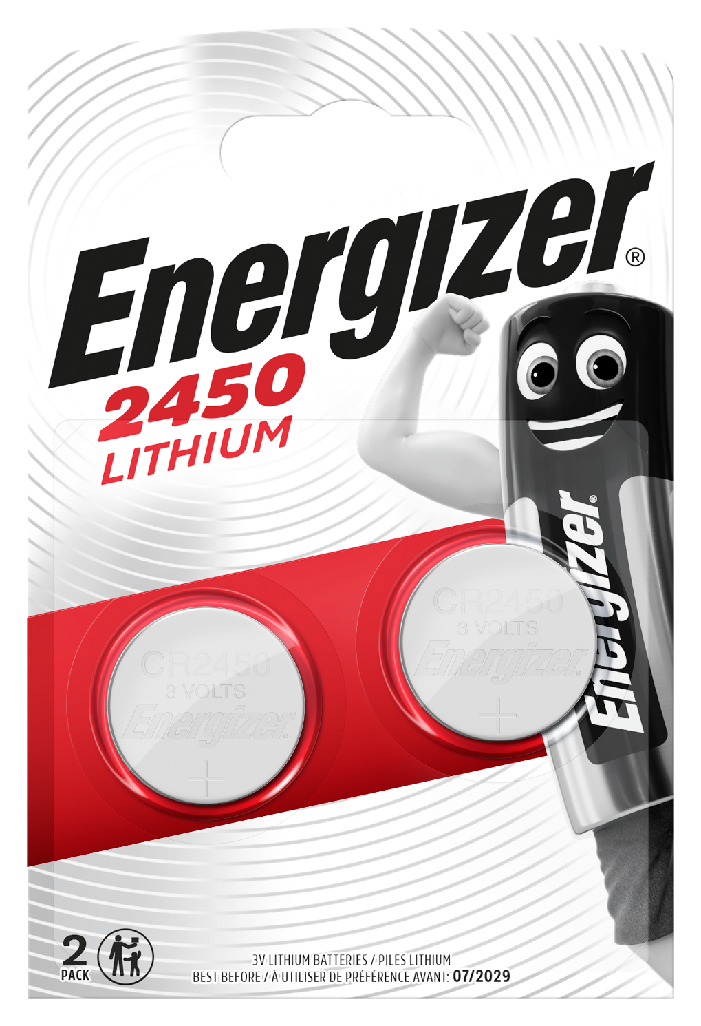 Energizer CR 2450 Lithium   FSB-2