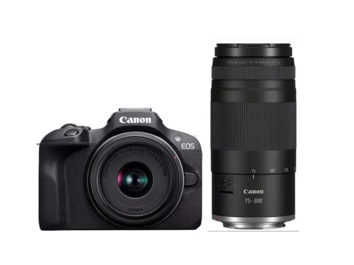 Canon EOS R100 + RF-S 18-45 + RF 75-300