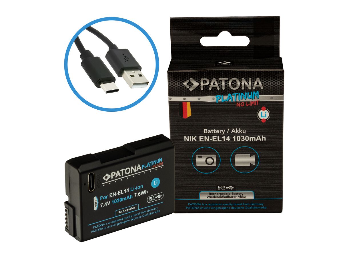 Patona Platinum USB-C Nikon EN-EL14