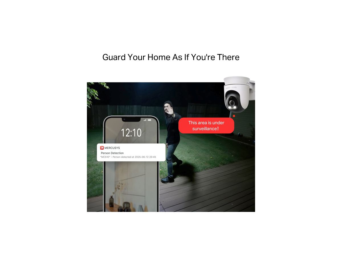 Mercusys 2K Outdoor Security Wi-Fi Camer