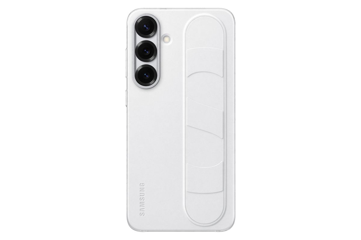 Samsung S25+ Standing Grip Case White
