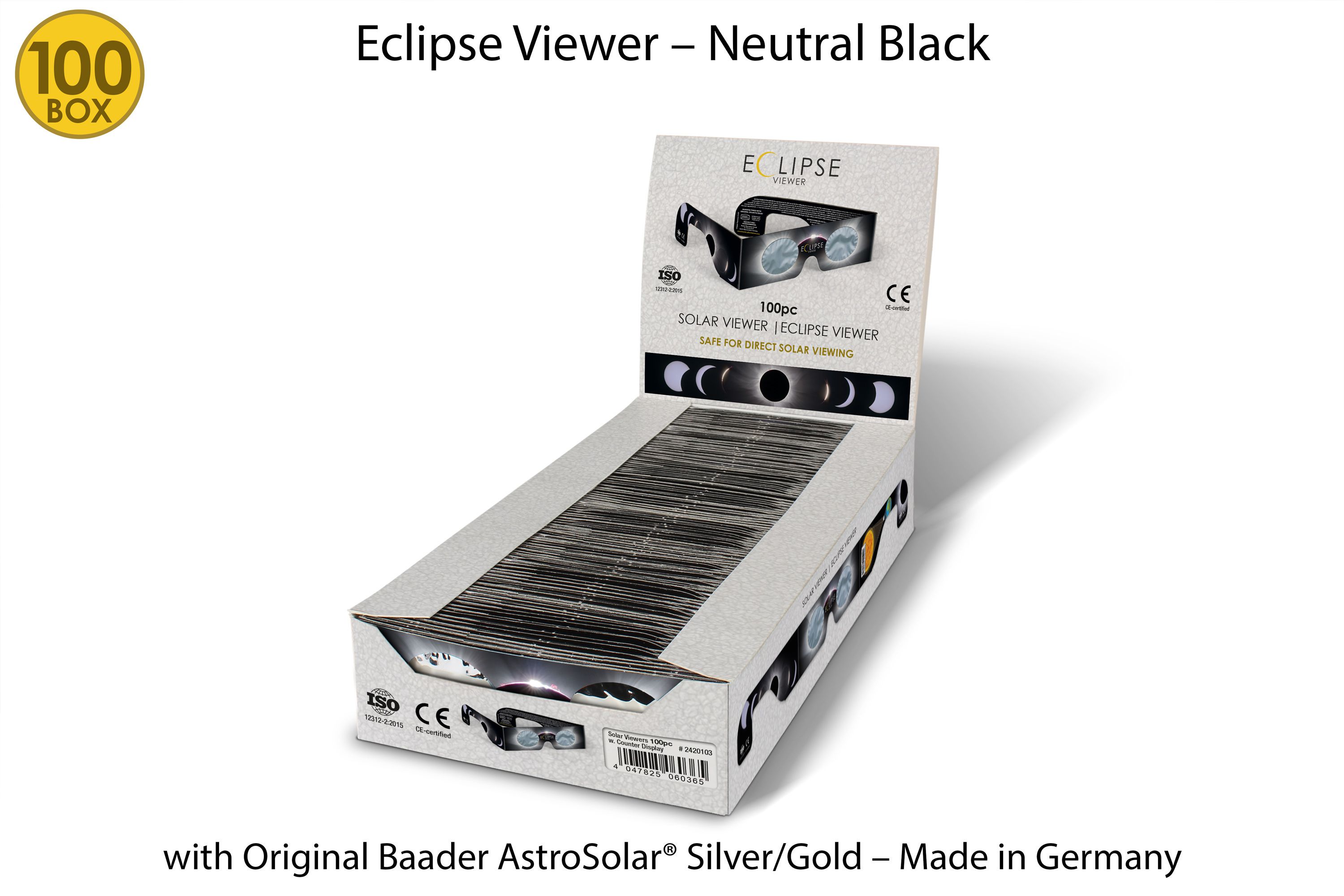 Baader AstroSolar Viewer 100pcs Black