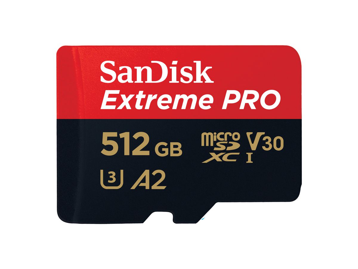 SanDisk ExtremePro 200MB/s microSD 512GB