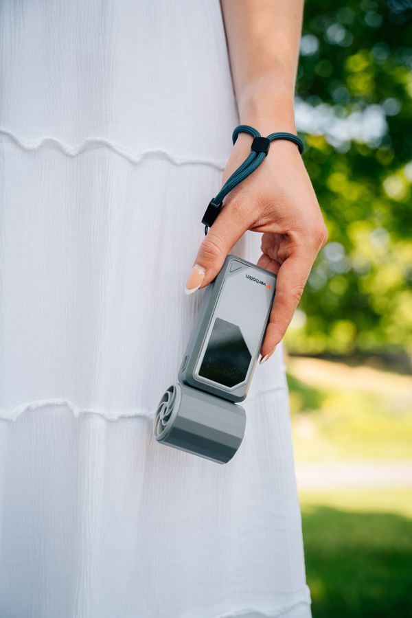 Verbatim AirJet Handheld Fan Grey