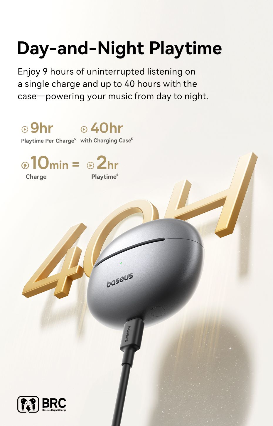 Baseus Bowie MC1 Pro OpenEar TWS Earb Bl