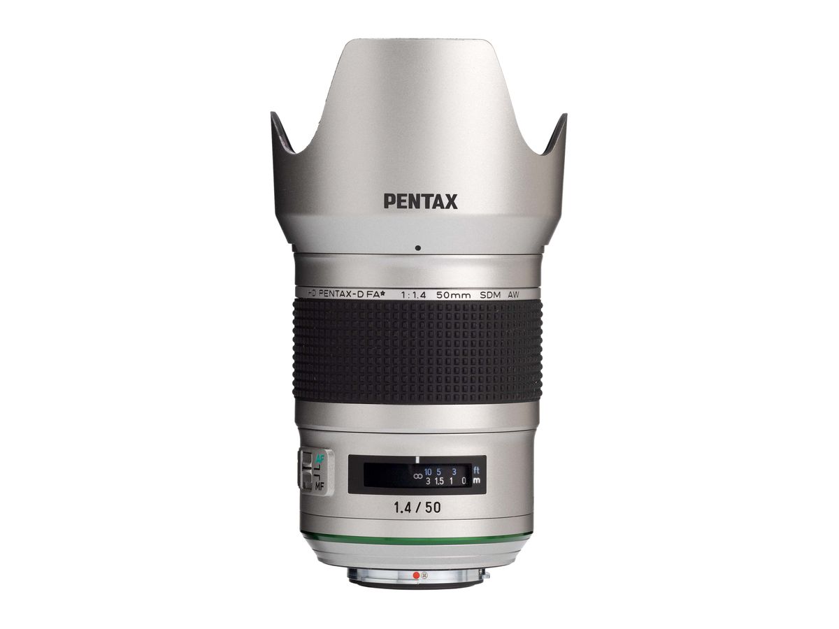 Pentax HD D-FA* 50mm/1.4 SDM AW silver