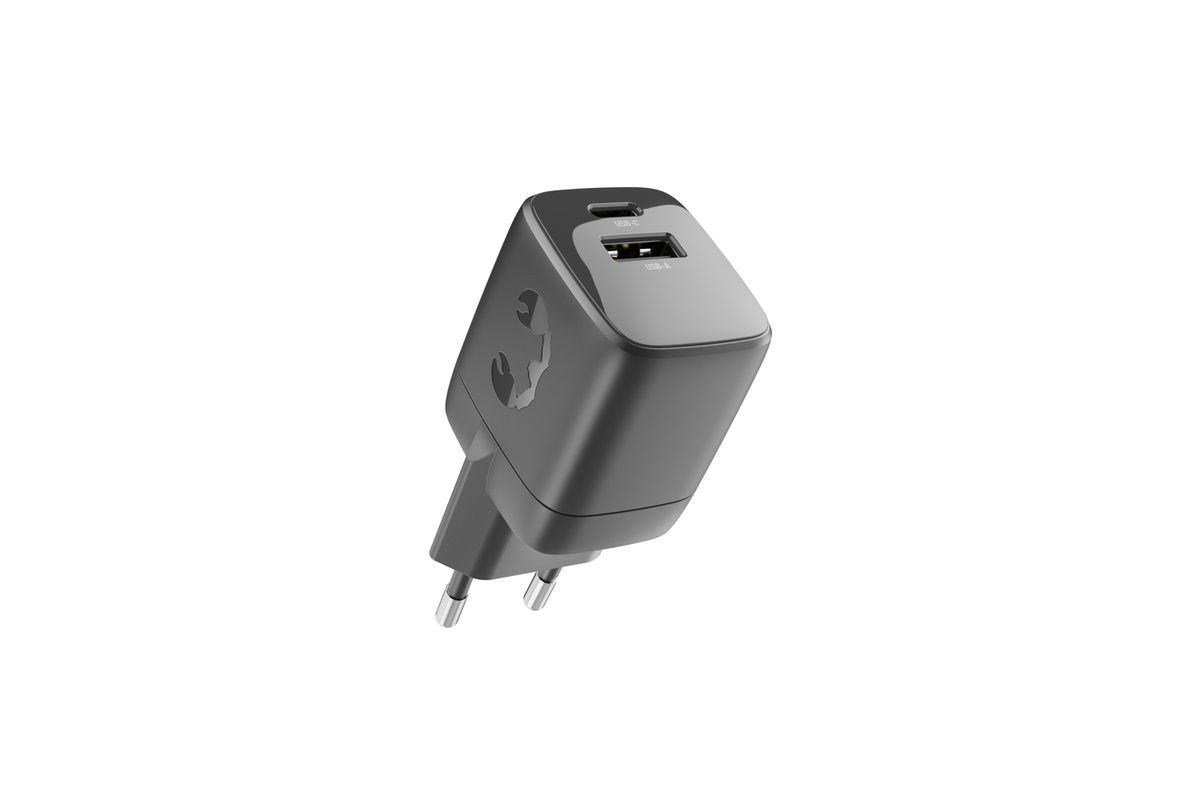 Fresh 'n Rebel Wall Charger Grey 30W