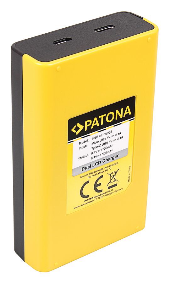 Patona LP-E6P Set Chargeur + 2 Batterie