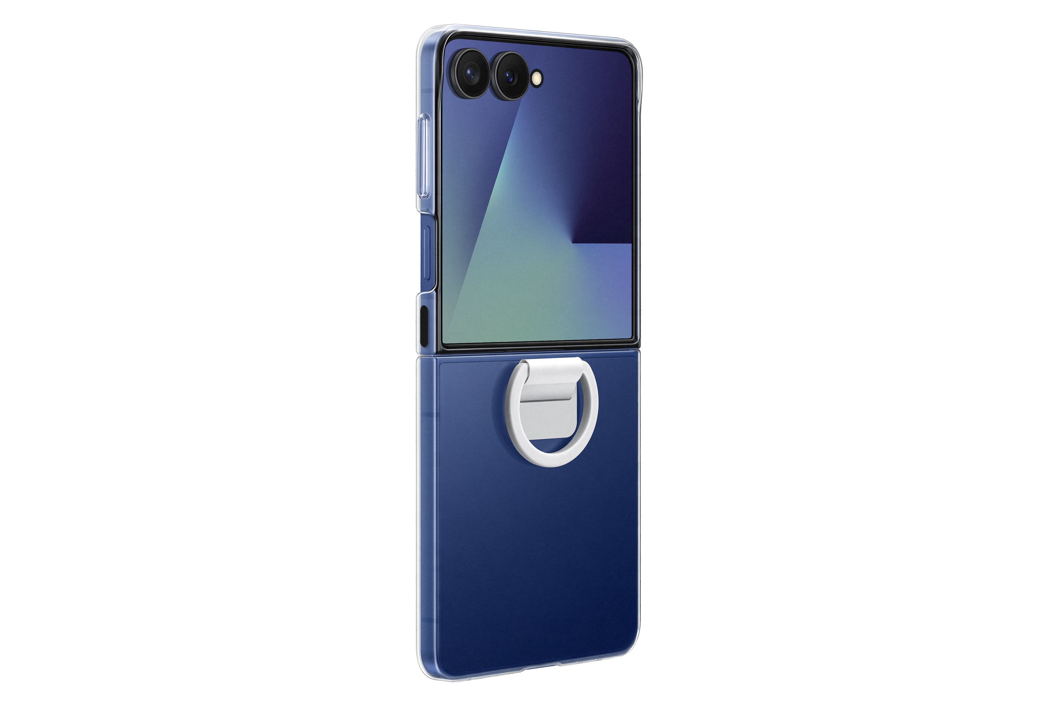 Samsung Flip 7 Ring Case Transparent