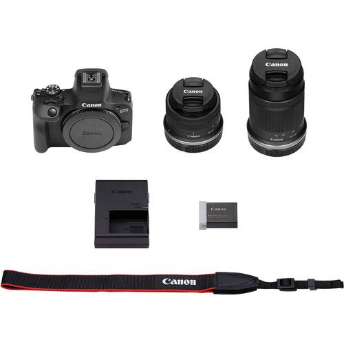 Canon EOS R100 + 18-45mm + 55-210mm
